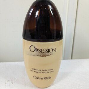 Vintage Calvin Klein Obsession Silkening Body Lotion 6.7 fl oz scented READ